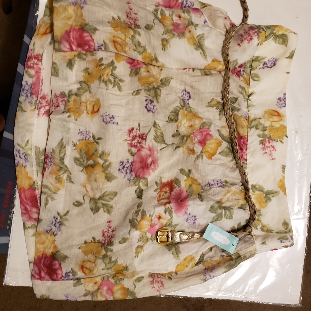 💛Flower pocket skirt